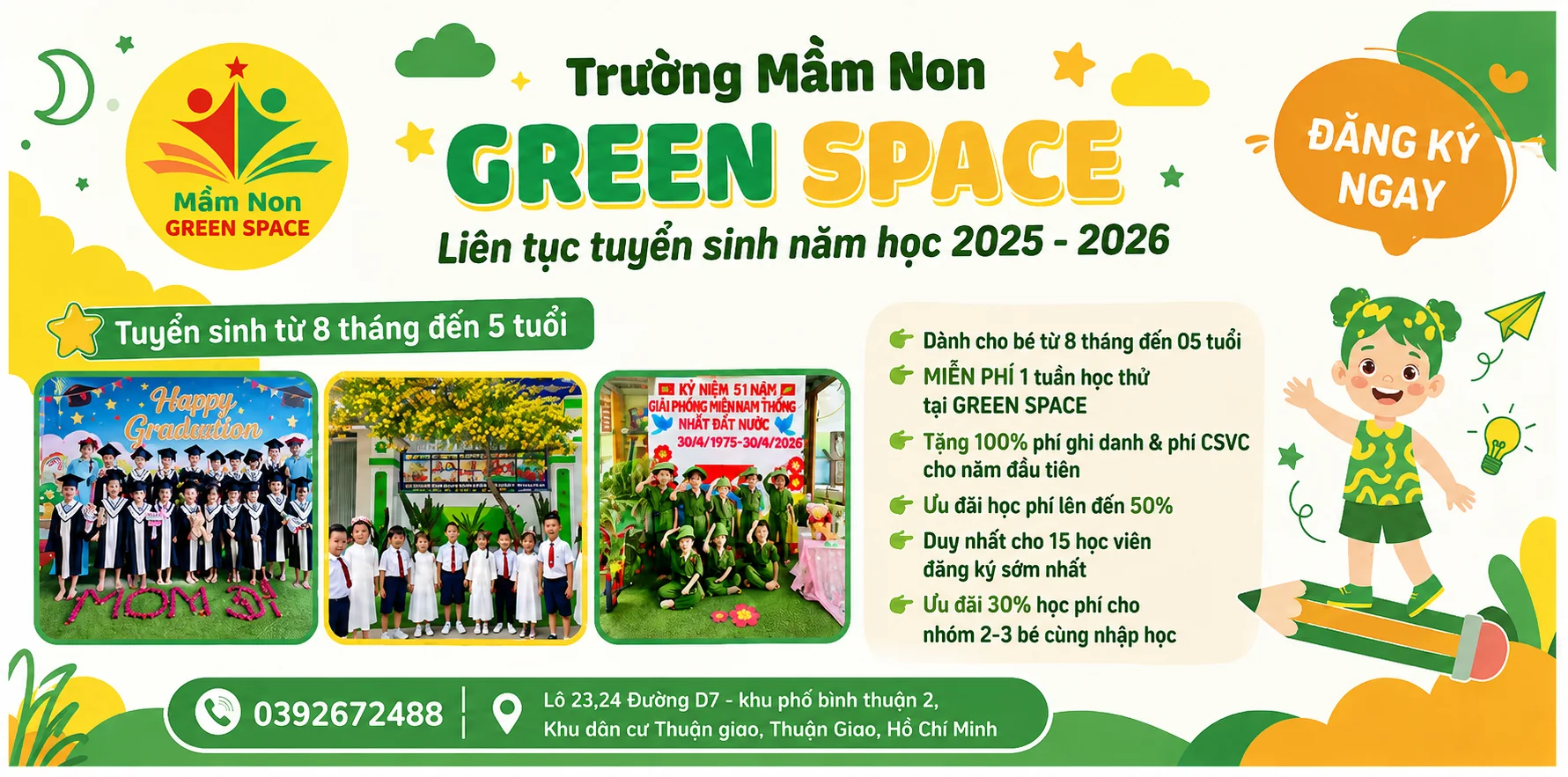 TRƯỜNG MẦM NON GREENSPACE